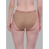 Madam Nude Cotton Lycra Solid Womens Hipster ( Pack of 1 ) - None