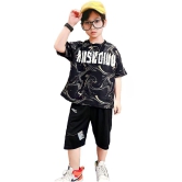 Force - Black Cotton Blend Boy's T-Shirt ( Pack of 1 ) - 15-16 Years, Black