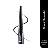 Pilgrim Black Scandal Eyeliner Intense Matte Finish Smudge Proof Enriched with Argan Oil | 3.50ml