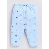 Dollar Blue Cotton Baby Boy T-Shirt & Trouser ( Pack of 1 ) - None