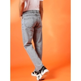 BWOLVES Men''s Clean Look Heavy Fade Cotton Jeans: Effortless Style in Light Shade Heavy Fade Grey-38