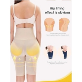 WUGO::Women Shapewear Butt Lifter Body Shaper Panties High Waist Hip Padded Enhancer Booty Lifter Shorts Girdle Slimming Underwear Waist Trainer Panty (Colour: Beige/Black).