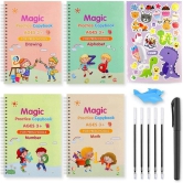 Magic Book Buy 1 set & Get 1 set FREE ( 8 Book + 20 Refill+2 Pen+2 Grip ) + FREE Learning 2000+ pages PDF worksheet for kids