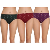 Eve's Beauty Women Hipster Multicolor Panty-3xl / Multicolor / Pure Cotton