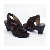 Dream Makers - Maroon Women''s Sandal Heels - None