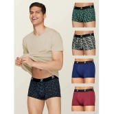 XYXX - Multicolor Modal Mens Trunks ( Pack of 5 ) - None