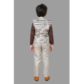 DKGF Fashion - Brown Cotton Blend Boys Shirt & Pants ( Pack of 1 ) - None