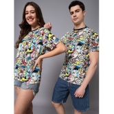 The Dry State - Multicolor Cotton Regular Fit Couple T-Shirt