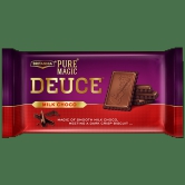 Britannia Pure Magic Deuce Biscuits - Milk Choco, Rich Chocolate Taste, Indulgent Snack, 60 G