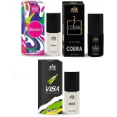 ST.JOHN Cobra Desire, Cobra & Visa Pocket Perfume For Men 10ml Each (30ml) - Pack of 3