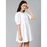 Oxolloxo White A-Line Dress