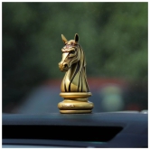 Artarium Knight Horse Chess Piece Statue Sculpture Collectible Figurine for Car Dashboard- Pack of 1 (Antique)