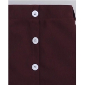 Addyvero - Maroon Cotton Blend Girls A-Line Skirt ( Pack of 1 ) - None