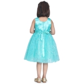 Toy Balloon Kids Green Net Girls Fit And Flare Dress ( Pack of 1 ) - None