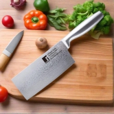 Bergner Argent Stainless Steel Chopper Knife with Matt Finish | Silver | 1 Pc