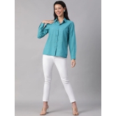 Oxolloxo Comfort Self Design Cotton Casual Shirt