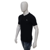 Mens  Cotton Indian Ink Solids Henly T-Shirt