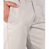 MANCREW - Beige Polycotton Slim - Fit Men's Formal Pants ( Pack of 2 ) - None