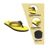 G Best Yellow Mens Thong Flip Flop - None