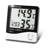 Memtech Innovation Digital Thermometer LCD Hygrometer Humidity Meter Flexible