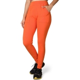 KARARO JEGGINGS - Cotton Blend Skinny Fit Orange Womens Jeggings ( Pack of 3 ) - None