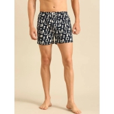 Joven Pack of 3 Cotton Mens Boxer- ( Black ) Boxer Shorts - None