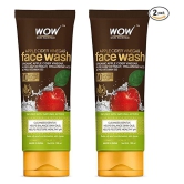 WOW Skin Science Apple Cider Vinegar Face Wash - No Parabens, Sulphate, Silicones & Color - Pack of 2 - Net Vol. 200mL