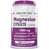 HEALTHYHEY NUTRITION Magnesium Citrate 120 Vegetable Capsules 1000 mg