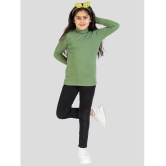 YHA - Mint Green Fleece Girls T-Shirt ( Pack of 1 ) - None