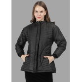 NUEVOSDAMAS - Polyester Blend Black Hooded Jackets - None