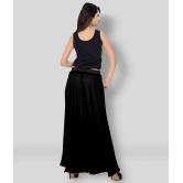 Sttoffa - Black Georgette Womens A-Line Skirt ( Pack of 1 ) - 38