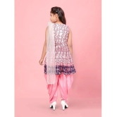 Aarika Pink Silk Girls Patiala Kurta Set ( Pack of 1 ) - None