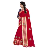 ofline selection Orange,Blue Silk Saree