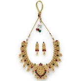 Sukkhi Gold Alloy Necklace Set ( Pack of 1 ) - Gold