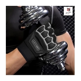 ZAYSOO Gray Nylon Mens Biker Gloves ( Pack of 1 ) - Gray