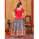 Aarika Red Silk Girls Lehenga Skirt ( Pack of 1 ) - None