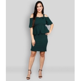 Addyvero - Green Cotton Lycra Womens Bodycon Dress ( Pack of 1 ) - S