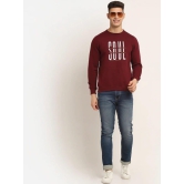 Rodamo Men Maroon Printed Sweatshirt