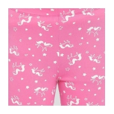 Ariel - Pink Cotton Girls Leggings ( Pack of 2 ) - None