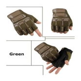 ZAYSOO Green Self Design Riding Sleeves ( Single Set ) - XL