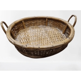 HAND MADE BAMBOO FRUIT OR FLOWER BASKET