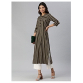 KSUT Beige Cotton Straight Kurti - Single - S