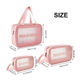 BD Pink Makeup Pouch Set - Pink