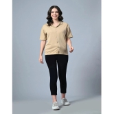 clafoutis Beige Lycra Regular Fit Womens T-Shirt ( Pack of 1 ) - None