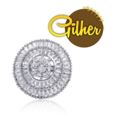 Gilher Fancy American Diamond Stone Cocktail Ring With Adjustable Size For Women And Girls - None