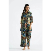 Label Flavia Multi Color Printed Pant Top Set - None