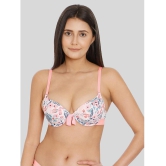 ILRASO - Pink Nylon Lightly Padded Women's Push Up Bra ( Pack of 1 ) - None