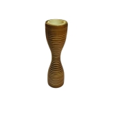 Tisser channapatna Wooden Tlight-Hourglass