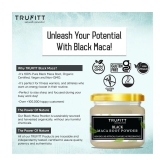 Trufitt Peruvian Black Maca Root Powder Boosts Energy And Immunity Relieves Stress - (100Gm)