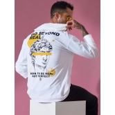 Go Beyond White Oversized Hoodie T-shirt-S / White